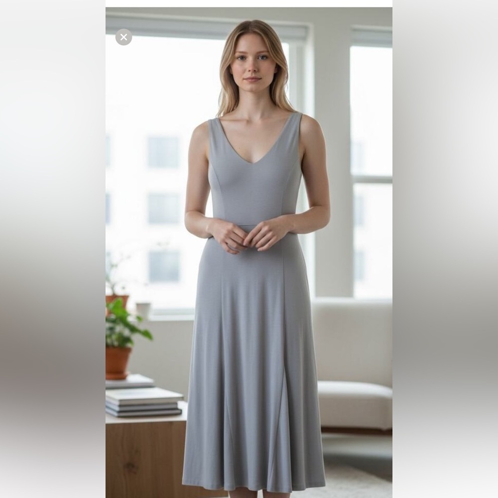 OGL Dress Size S NEW Light Blue Long Maxi Midi Sleeveless Brami